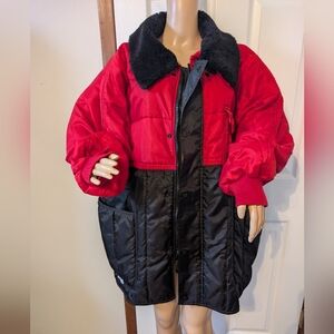 LaCrosse Black and Red Quilted Thinsulate Lite Insulated Coat 2XL